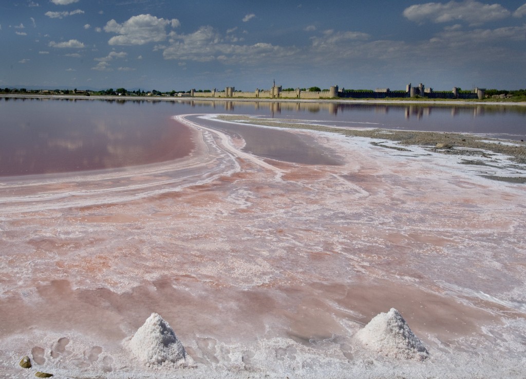 Salins de l'Ecomusée du sel d'Aiques-Mortes (Gard)