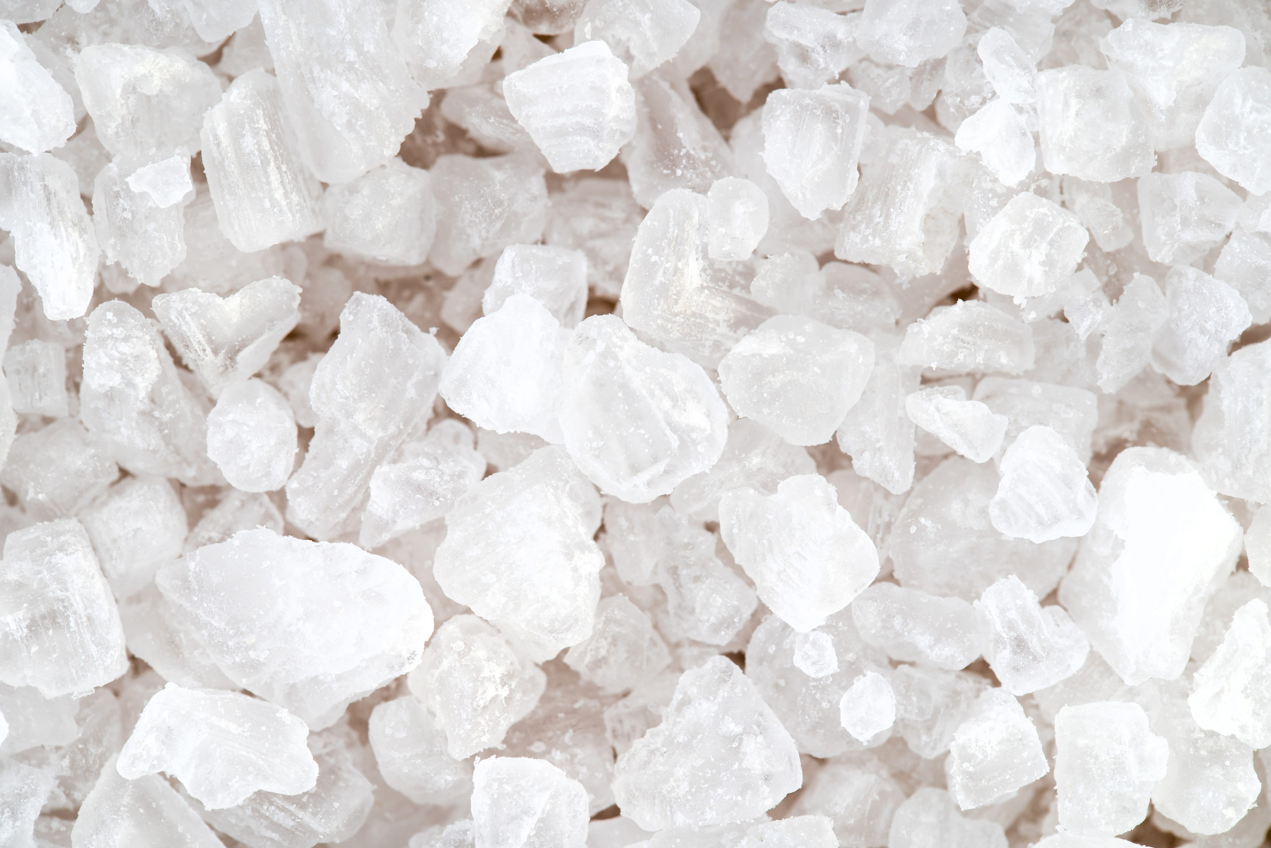 Sea salt close-up